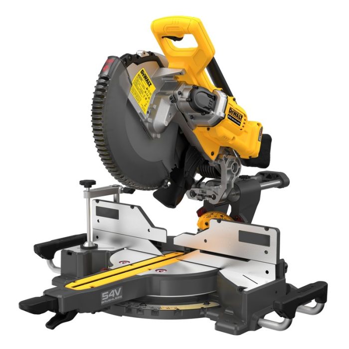 DeWALT - Fierastrau circular pentru taieri inclinate 54V, fara perii, panza 305x30mm, taiere max 112x310mm, fara acumulator si incarcator [DCS781N-XJ]