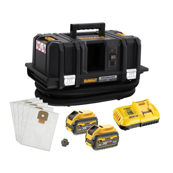 DeWALT - Aspirator de mana 15l, cu acumulator 54V 2x6.0Ah [DCV586MT2-QW]