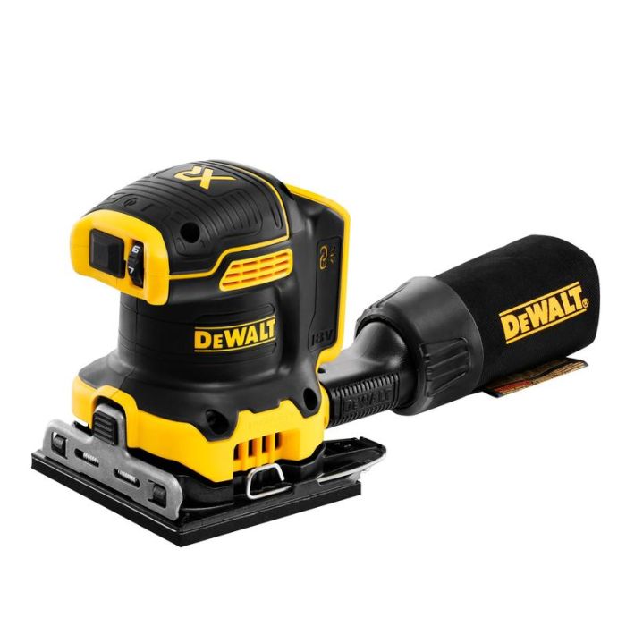 DeWALT - Slefuitor cu vibratii fara acumulator 18V, 108x115mm [DCW200N-XJ]