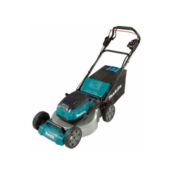 Makita - Masina de tuns gazon 46cm cu autotractare cu acumulator Li-Ion LXT 18V 4x5.0Ah, incarcator dublu DC18RD [DLM462PT4]