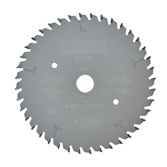 DeWALT - Panza fierastrau circular EXTREME, 165x20x2mm, 40 dinti [DT1091-QZ]