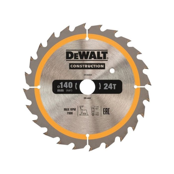 DeWALT - Panza fierastrau circular, 140x20mm, 24 dinti [DT20434-QZ]