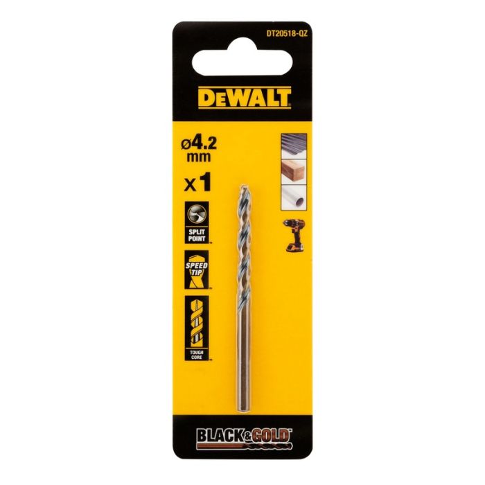 DeWALT - Burghiu HSS BLACK & GOLD, 4.2mm [DT20518-QZ]