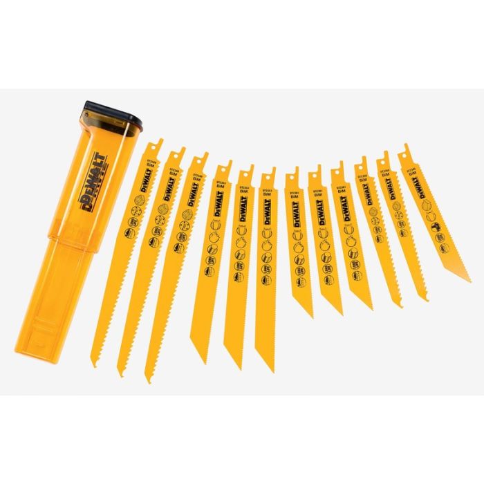 DeWALT - Panza Bi-Metal pentru fierastrau sabie, 152/203/228mm, 12 piese [DT2445-QZ]