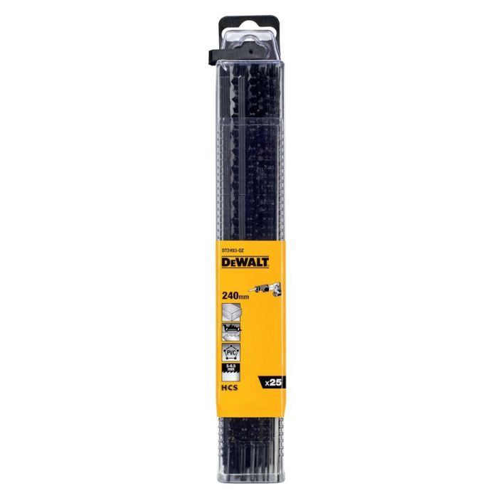 DeWALT - Panza fierastrau alternativ pentru lemn 240mm, 25 bucati [DT2493-QZ]