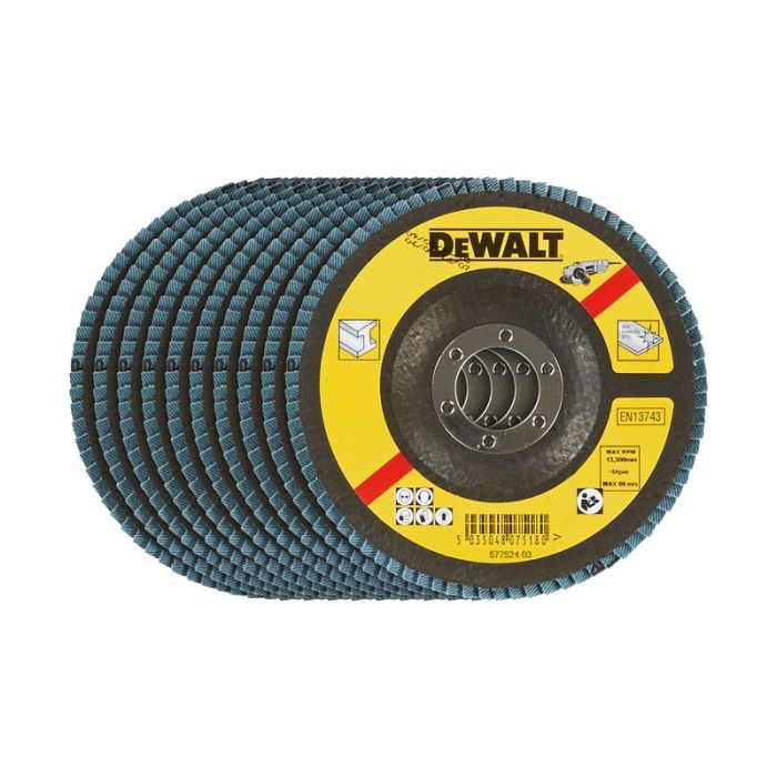 DeWALT - Disc lamelar pentru metal, 115x22.23mm, P36 [DT3255-QZ]