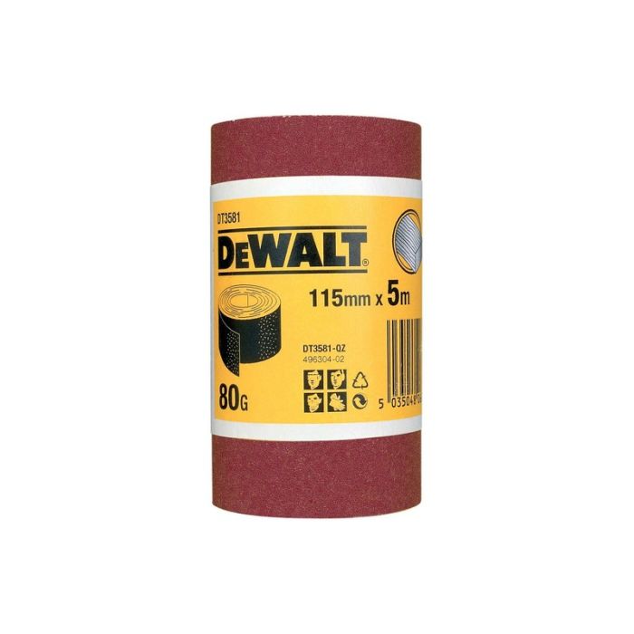 DeWALT - Rola pentru slefuit, P80, 115mm, 5m [DT3581-QZ]