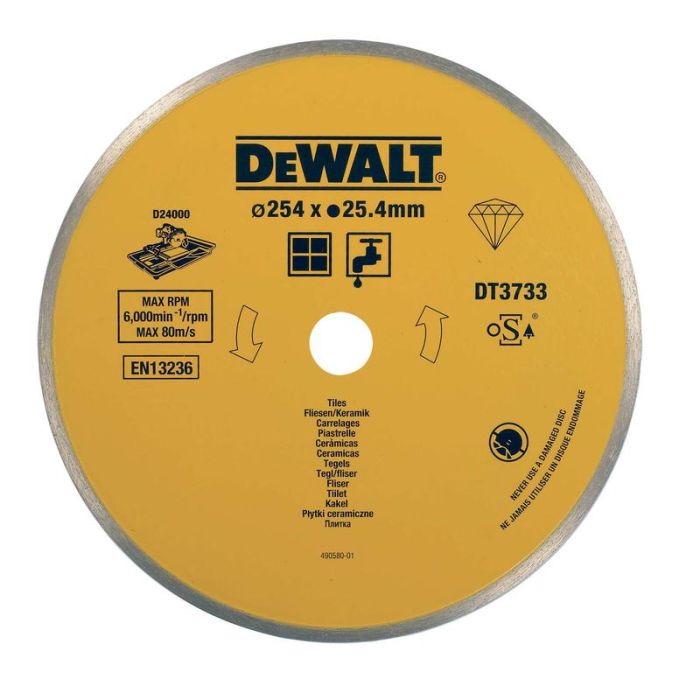 DeWALT - Disc placi ceramice 254x25.4mm [DT3733-XJ]