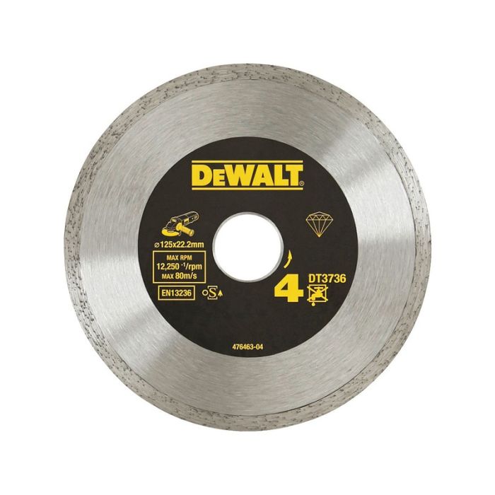 DeWALT - Disc diamantat pentru placi ceramice 125x22.23x1.6mm [DT3736-XJ]