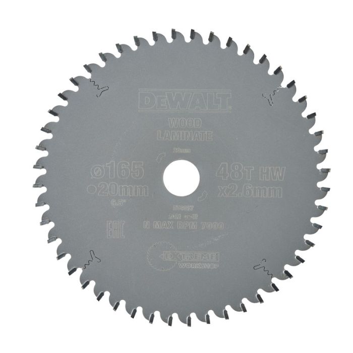 DeWALT - Panza fierastrau circular EXTREME, 165x20x2.6mm [DT4087-QZ]