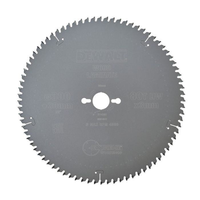 DeWALT - Panza fierastrau circular EXTREME, 300x30x3mm, 80 dinti [DT4281-QZ]