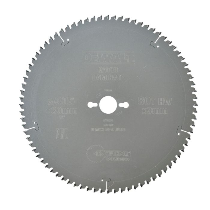 DeWALT - Panza fierastrau circular EXTREME, 305x30x3mm, 80 dinti [DT4288-QZ]