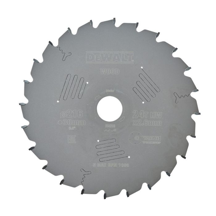 DeWALT - Panza fierastrau circular EXTREME, 216x30x2.6mm, 24 dinti [DT4310-QZ]