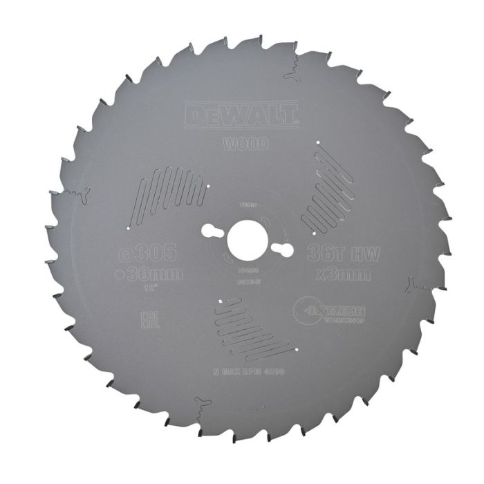 DeWALT - Panza fierastrau circular EXTREME, pentru lemn dur 305x30x3mm [DT4330-QZ]