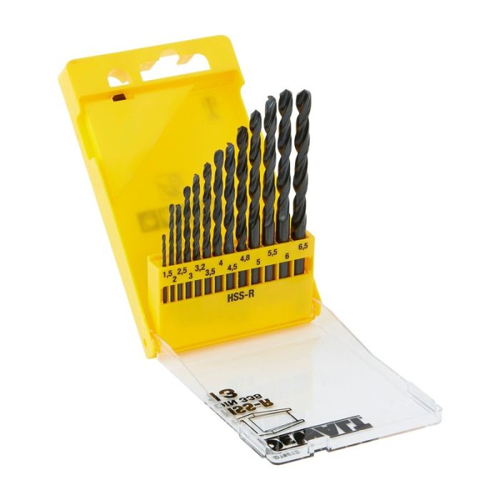 DeWALT - Burghie HSS-R DIN338 pentru metal, 13 piese [DT5912-QZ]