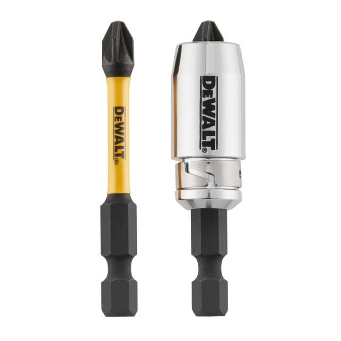 DeWALT - Bit de torsiune cu maneca magnetica Screwlock PZ2 x 50mm, 2 bucati [DT70535T-QZ]