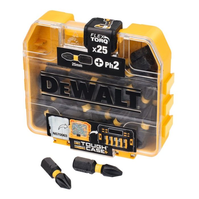 DeWALT - Bit de impact FlexTorq, PH2x25mm, 25 bucati [DT70586T-QZ]