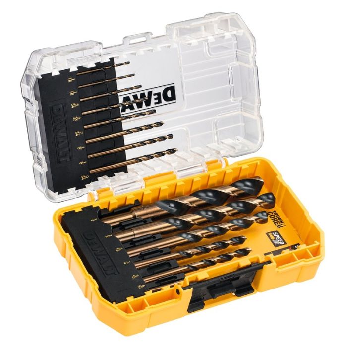 DeWALT - Set burghie pentru metal Black&Gold, 14 bucati [DT70727-QZ]