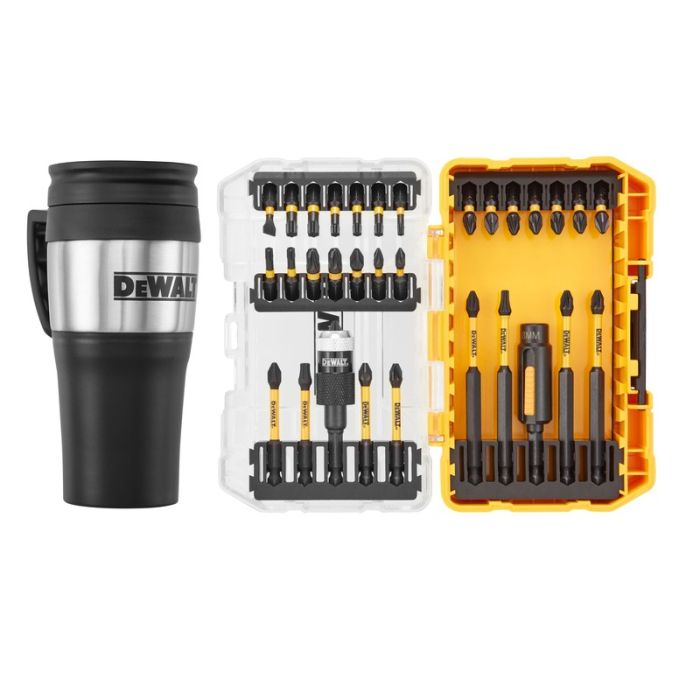 DeWALT - Trusa de biti PH/PZ/TX FLEXTORQ, 32 piese, termos [DT70736TM-QZ]