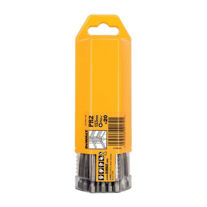 DeWALT - Bit pentru masina gips-carton DCF6203, PR2 x 153mm, 20 bucati [DT7207-QZ]