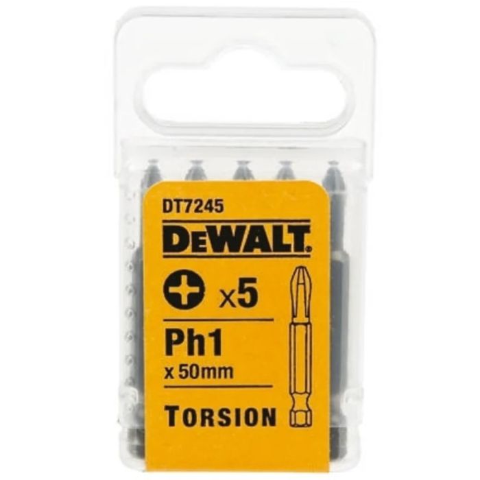 DeWALT - Bit TORSION, PH1x50mm, 5 bucati [DT7245-QZ]