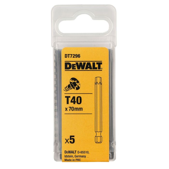 DeWALT - Bit TORSION, T40x70mm, 5 bucati [DT7296-QZ]