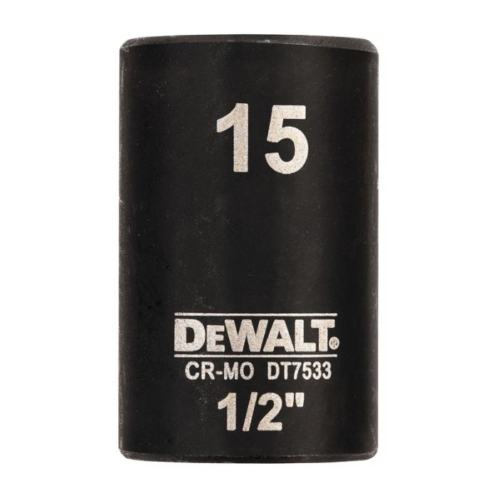 DeWALT - Cap cheie tubulara de impact 1/2", 15mm [DT7533-QZ]