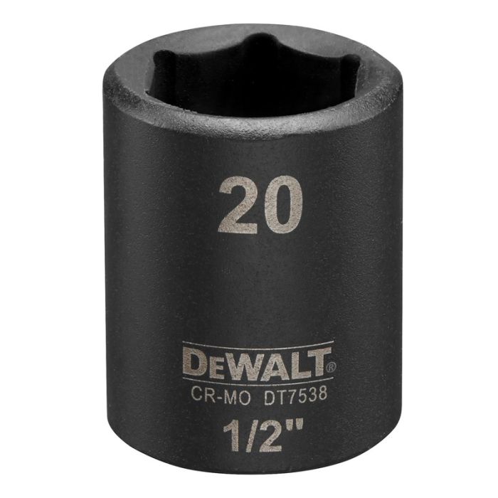 DeWALT - Cap cheie tubulara de impact 1/2", 20mm [DT7538-QZ]