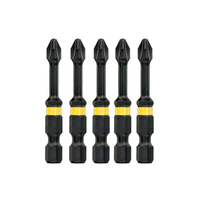 DeWALT - Bit de insurubare de impact PH2x57mm, 5 bucati [DT7998T-QZ]