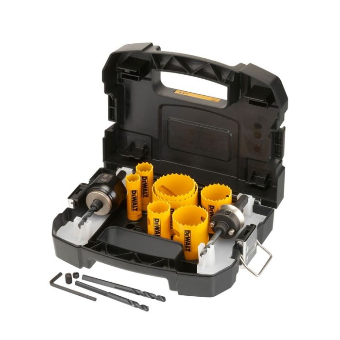 DeWALT - Carote Bi-Metal EXTREME, cutie de transport, 11 piese [DT90355-QZ]