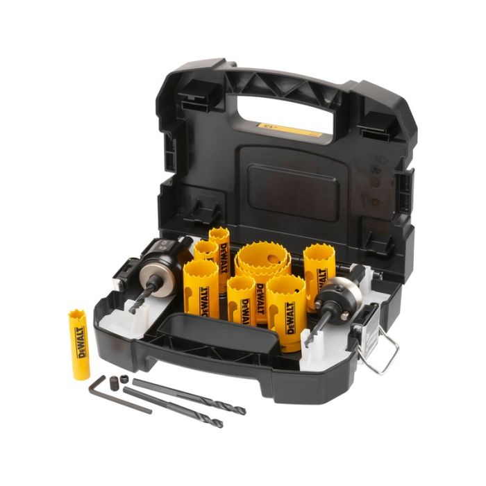 DeWALT - Carote Bi-Metal EXTREME, cutie de transport, 13 piese [DT90356-QZ]