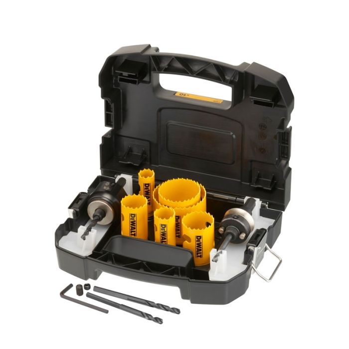 DeWALT - Set gaurire cu carote Bi-Metal Universal, 10 piese [DT90358-QZ]