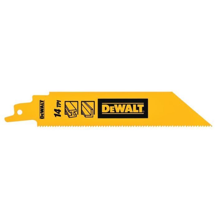 DeWALT - Panza fierastrau alternativ Bi-Metal de 1", 152mm, 14 TPI, 5 bucati [DT90385-QZ]