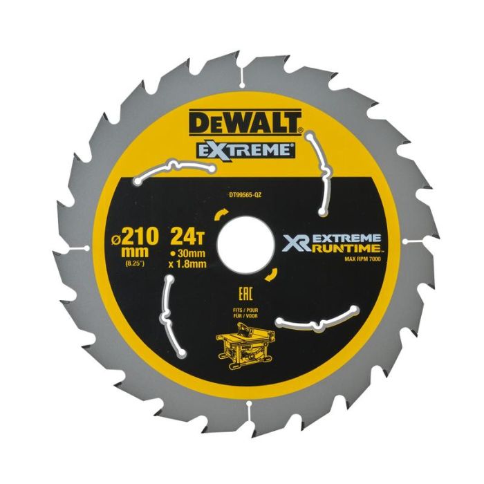 DeWALT - Panza fierastrau circular EXTREME, 210x30x1.8mm, 24 dinti [DT99565-QZ]