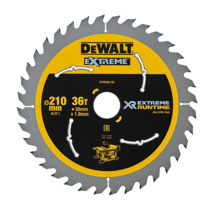 DeWALT - Disc Extreme pentru fierastrau circular XR FlexVolt 210x30x1.8mm [DT99566-QZ]