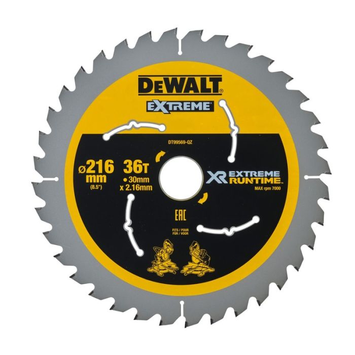 DeWALT - Panza fierastrau circular EXTREME, 216x30x2.15mm [DT99569-QZ]