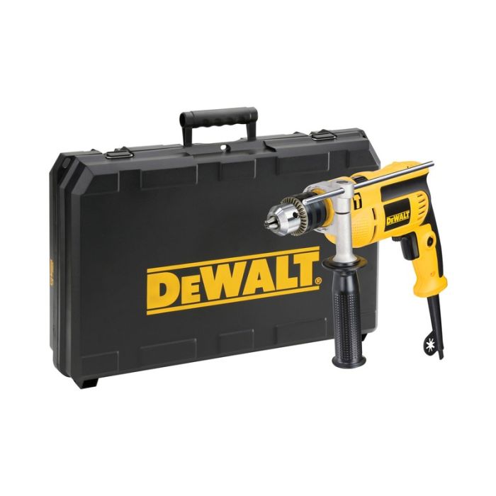 DeWALT - Masina de gaurit cu percutie 650W, mandrina rapida 13mm, valiza [DWD024K-QS]