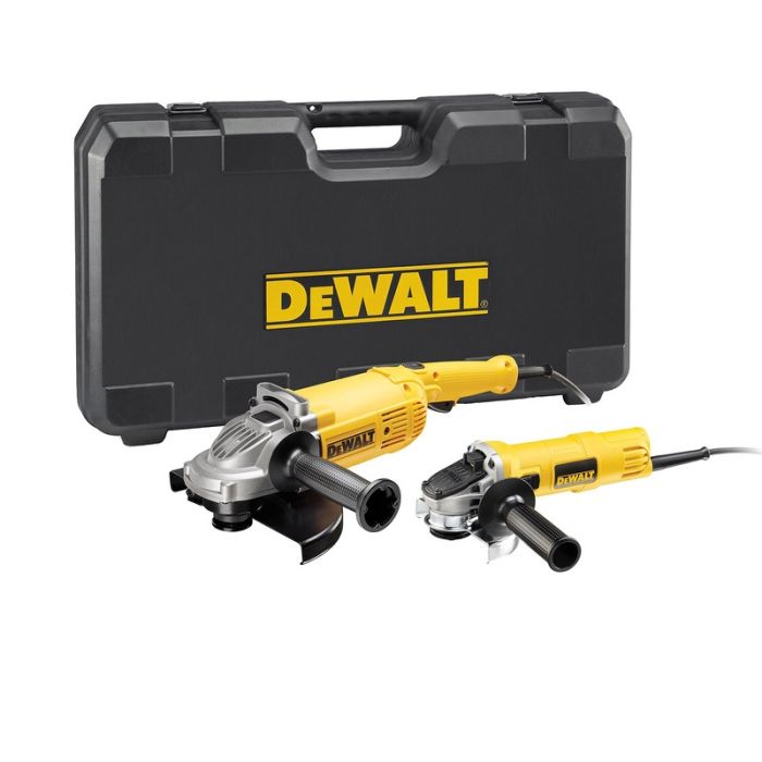 DeWALT - Pachet 2 polizoare unghiulare DWE492, DWE4157, in valiza [DWE492TWIN2-QS]