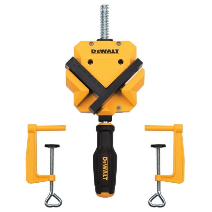 DeWALT - Menghina de colt cu 2 cleme de masa [DWHT83853-0]