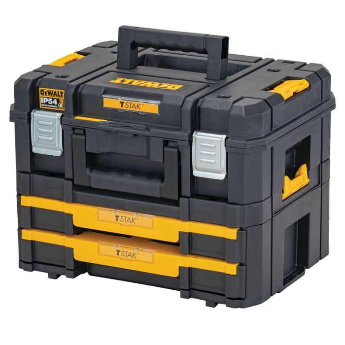 DeWALT - Cutii depozitare TSTAK, IP54, 2 bucati [DWST83395-1]