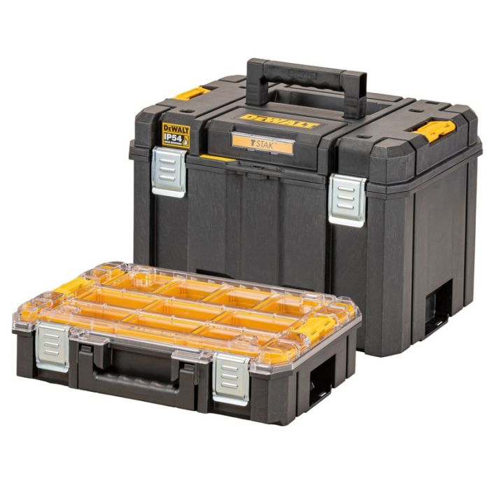 DeWALT - Cutii organizare si depozitare scule TSTAK, IP54, 2 bucati [DWST83520-1]