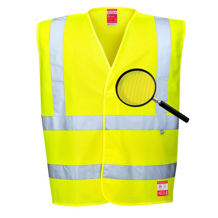 PORTWEST - Vesta HI-VIS antistatica si ignifuga, galben, mas. 2XL/3XL [FR71YER-2XL/3XL]