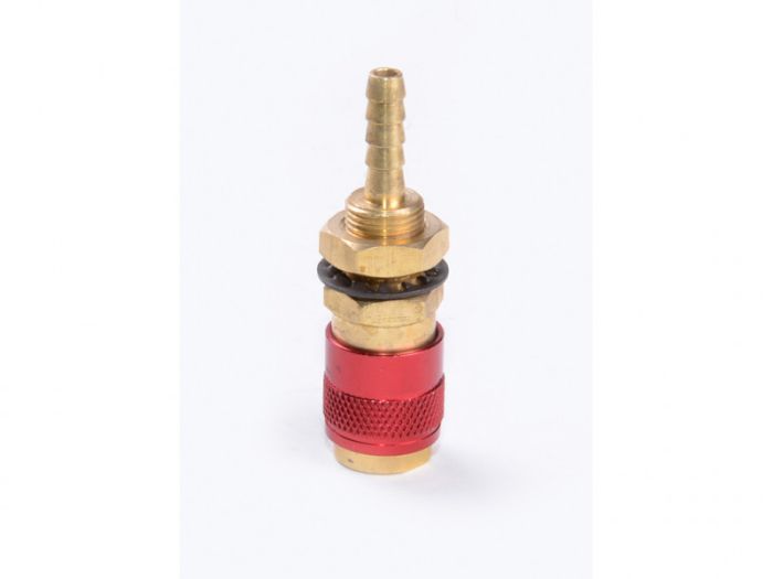 Iweld - Conector rapid pentru furtun d=6mm rosu [8701P041145]