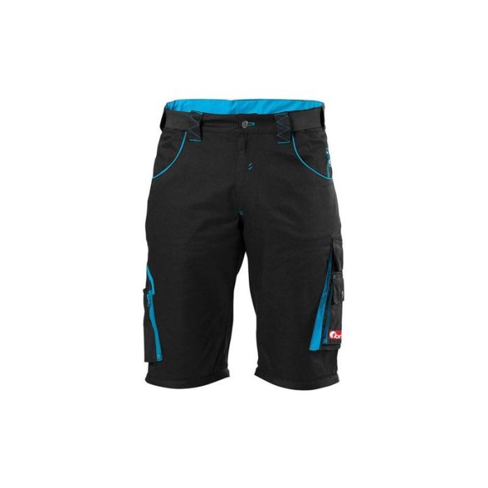 fortis - Pantaloni scurti barbati, negru/turcoaz, marime 58 [4317784704106]