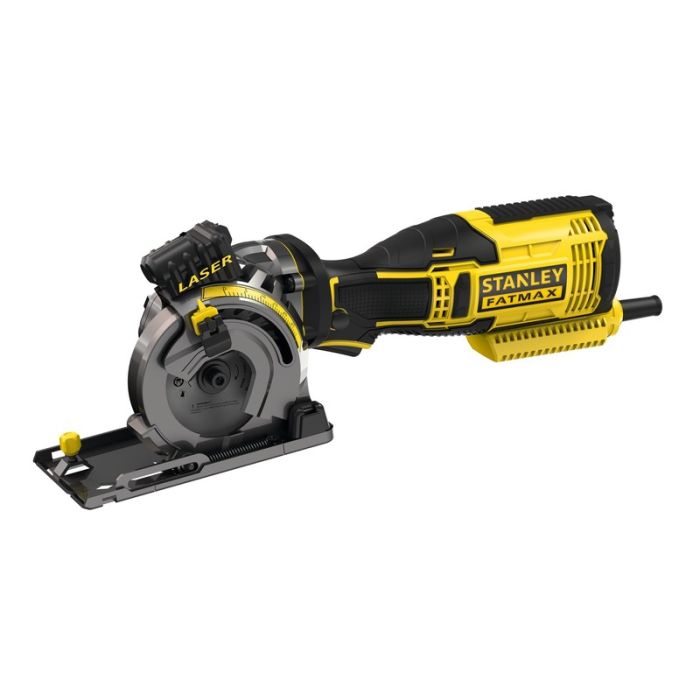 STANLEY - Fierastrau circular multimaterial FatMax, 650 w, 28.5mm, 3 discuri 89mm si cutie depozitare incluse [FME380K-QS]