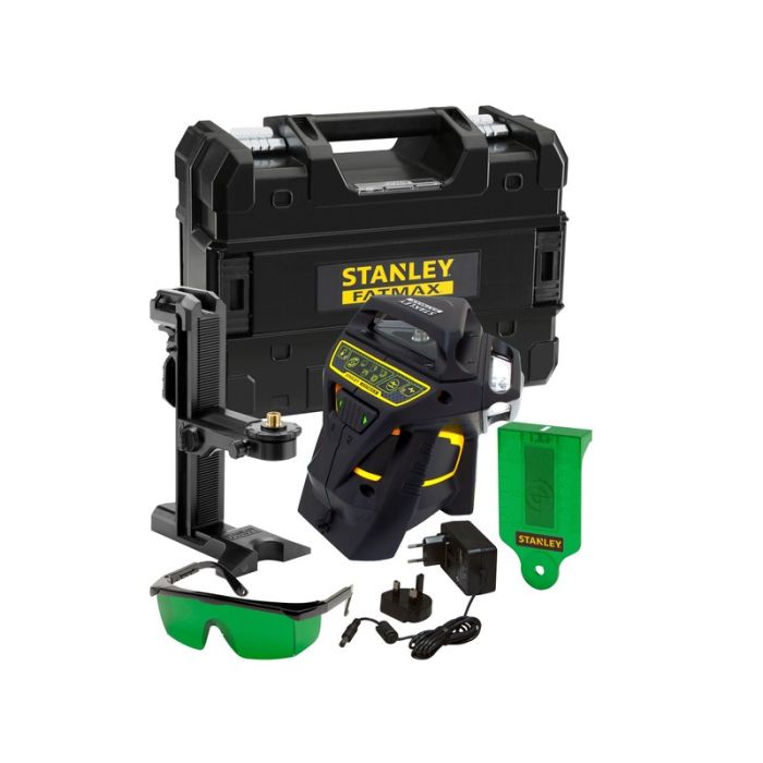 STANLEY - Nivela laser FatMax x3 verde, 3 linii 360 grade, 2 verticale + 1 orizontala [FMHT1-77356]