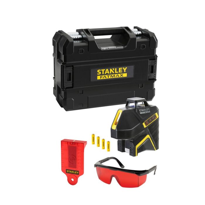 Stanley - Nivela laser 360 2v rosie, 1 linie orizontala 360 grade si 2 verticale la 90 grade [FMHT1-77416]