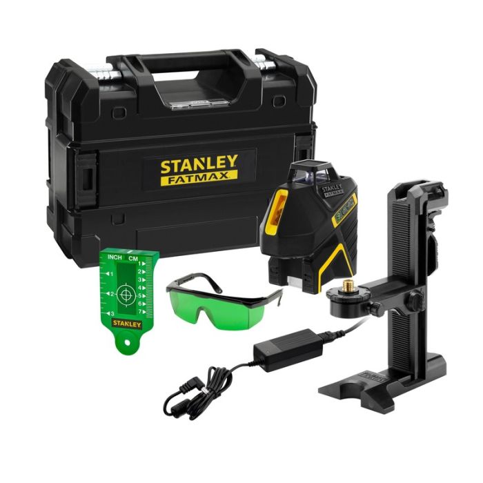 STANLEY - Nivela laser FatMax linie 360 grade, 2 linii verticale si punct in jos verde li-ion [FMHT77617-1]