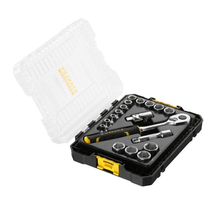 STANLEY - Trusa chei tubulare FatMax set 3/8'', 18 piese [FMMT98102-0]