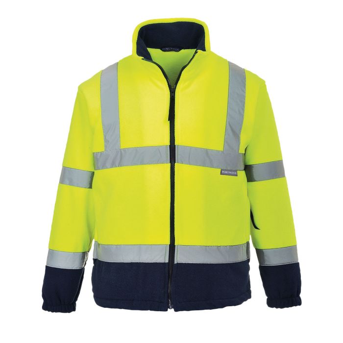 PORTWEST - Fleece HI-VIS, galben-bleumarin, mas. XL [F301YNR-XL]